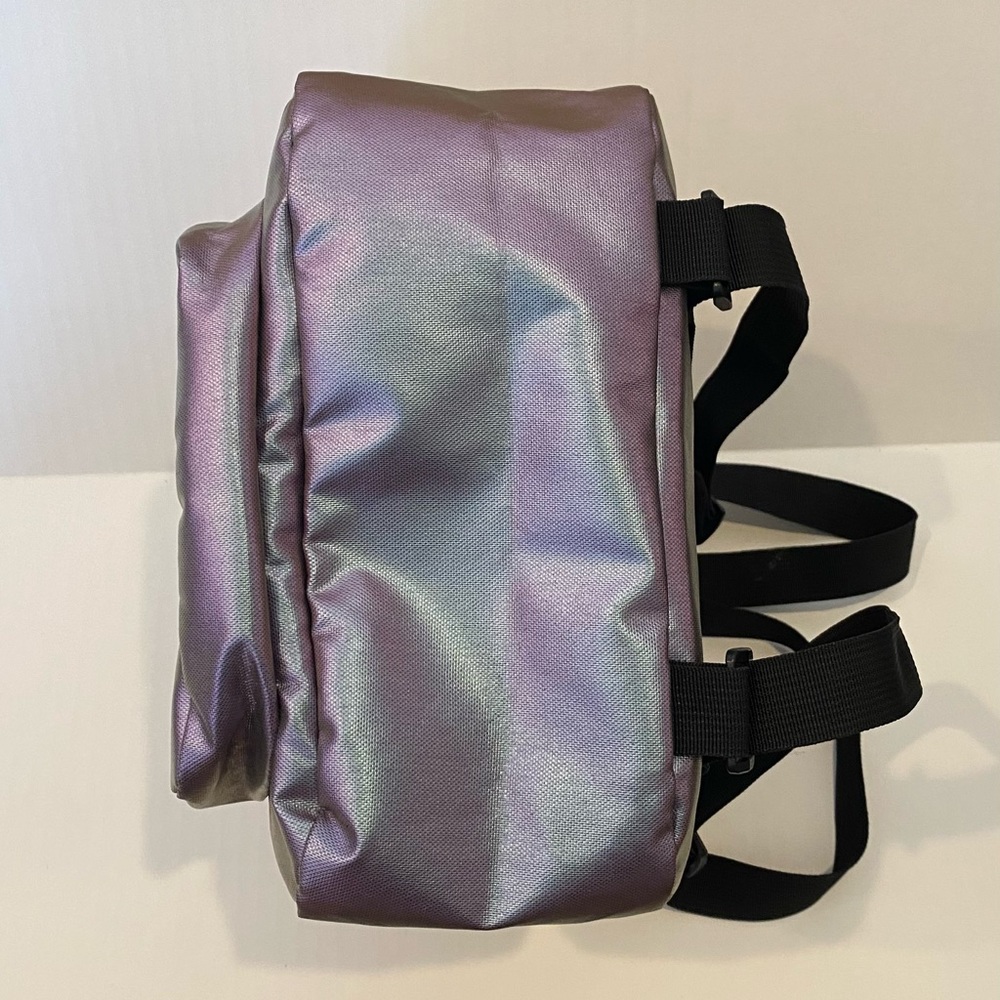 JanSport Iridescent Half Pint FX Mini Backpack Petrol Rainbow - Picture 6 of 7